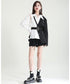 Cut-Out Ribbon Sleeve Shirt
